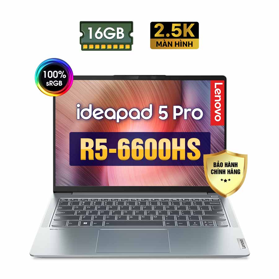 [New 100%] Laptop Lenovo IdeaPad 5 Pro 14ARH7 82SJ0026VN - AMD Ryzen 5 6600HS | 14 Inch 2.8K