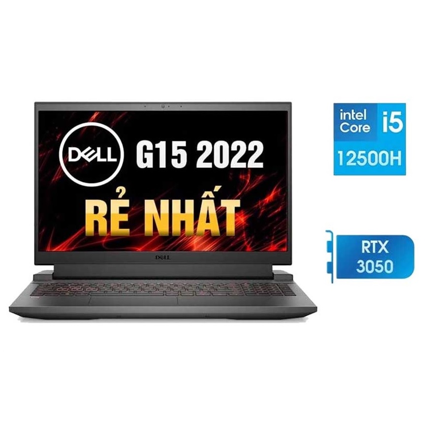 [New Outlet] Laptop Dell Gaming G15 5520 - Intel Core i5 - 12500H | RTX 3050 | 15.6 Inch Full HD