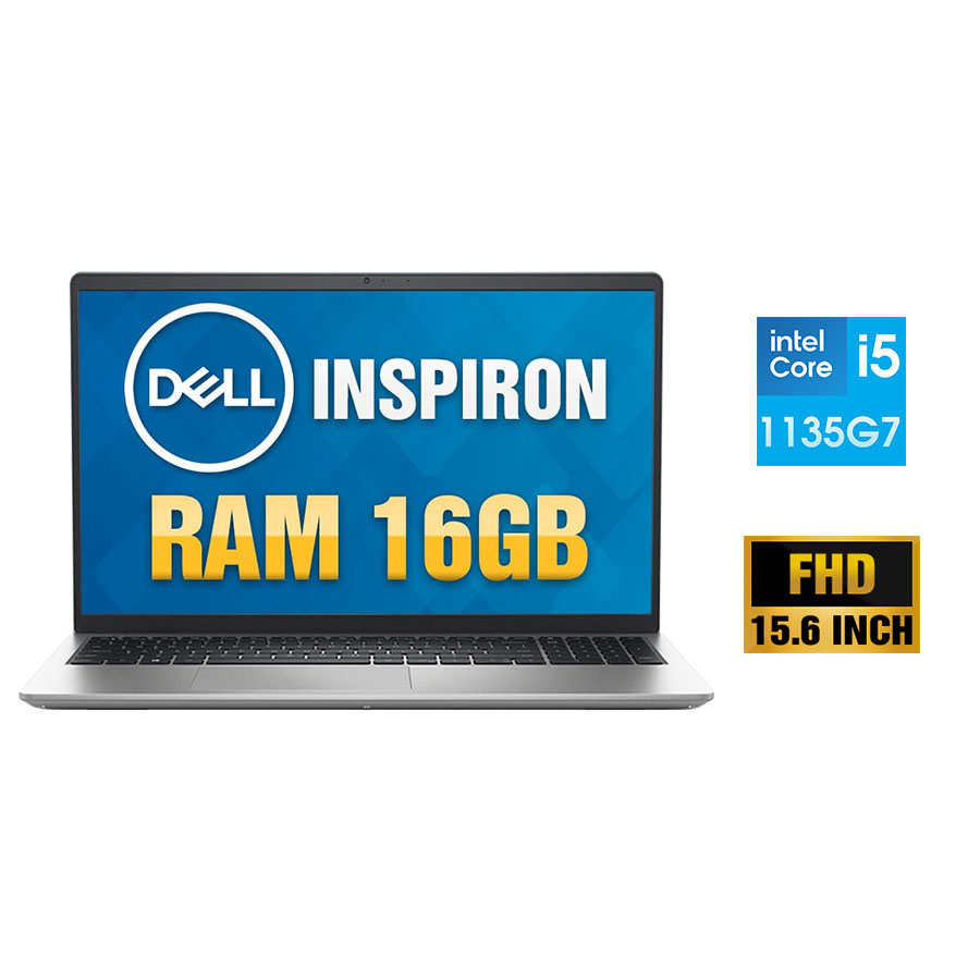 [New 100%] Laptop Dell Inspiron 15 3511 - Intel Core i5 - 1135G7 | 15.6 Inch Full HD | Bạc | R1605S 