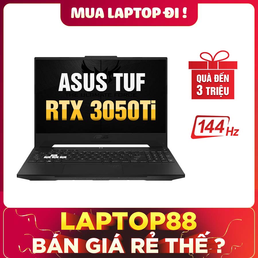 [New 100%] Laptop Asus TUF Gaming A15 FA507RE-M004Y0 - AMD Ryzen 7 - 6800H | RTX 3050 Ti | 144Hz