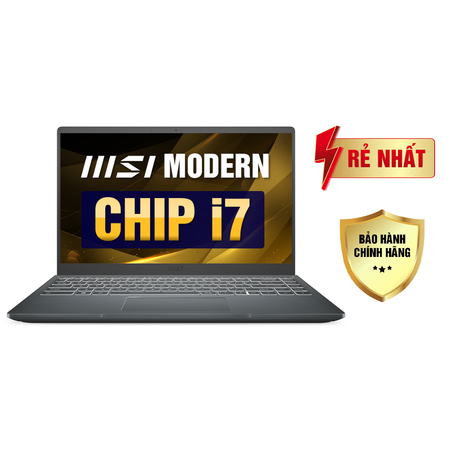 [New 100%] Laptop MSI Modern 14 B11MOU 1065VN - Intel Core i7-1195G7 | Full HD