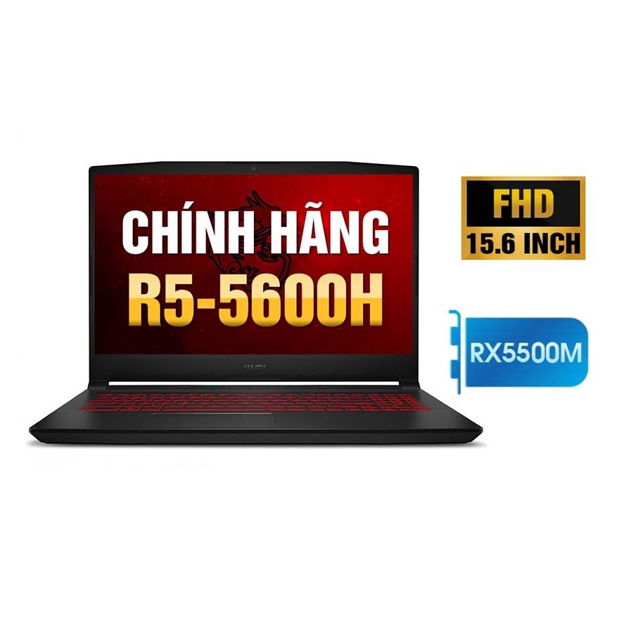 [New 100%] Laptop MSI Gaming Bravo 15 B5DD-417VN - AMD Ryzen 5 - 5600H | RX5500M 4GB | 15.6 Inch Full HD