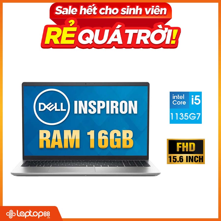 [New 100%] Laptop Dell Inspiron 15 3511 R1605S - Intel Core i5 - 1135G7 | 15.6 Inch Full HD