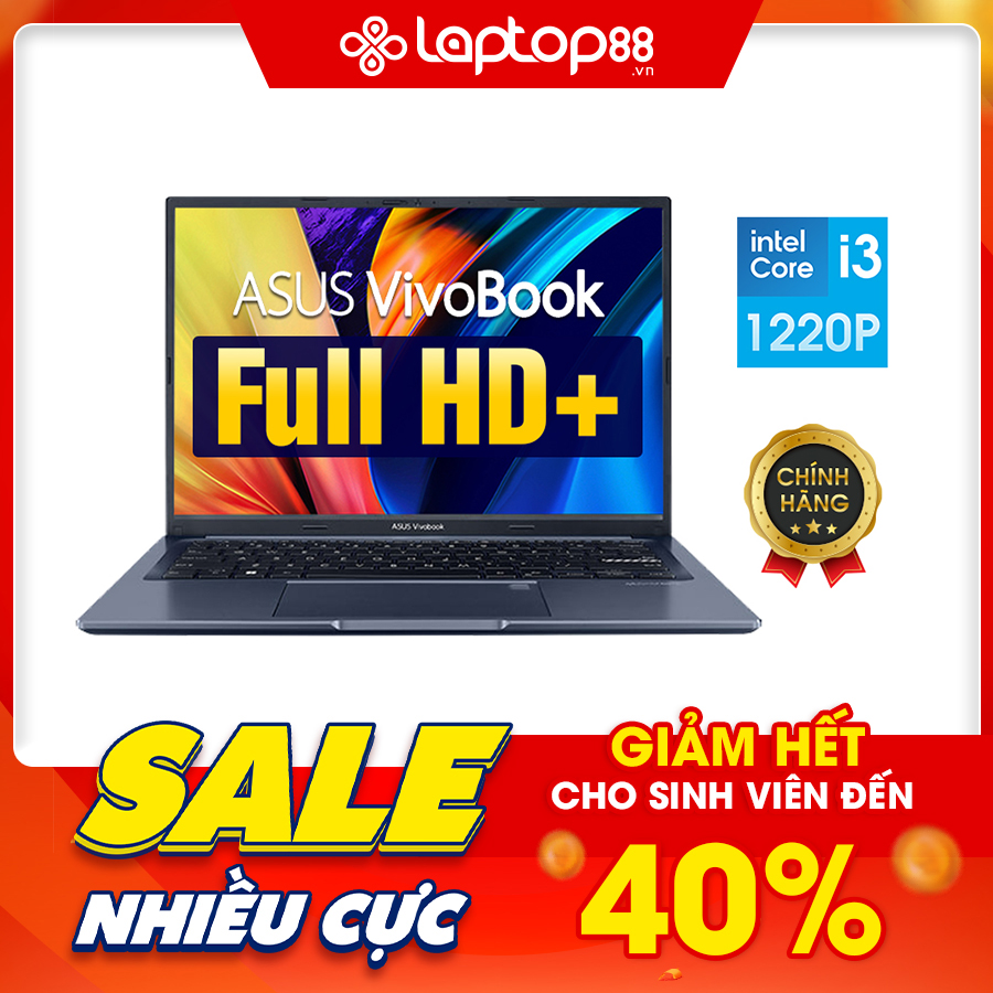 [New 100%] Laptop Asus Vivobook 14X A1403ZA-LY153W - Intel Core i3 1220P | 14 inch WUXGA [2022]