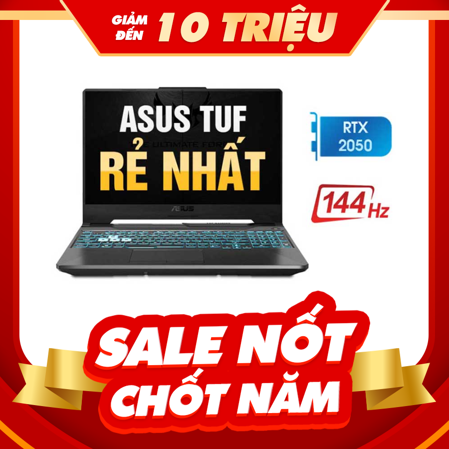 [New 100%] Laptop ASUS TUF GAMING FX506HF-HN014W - Intel Core i5 - 11400H | RTX2050 | 15.6 Inch Full HD 144Hz