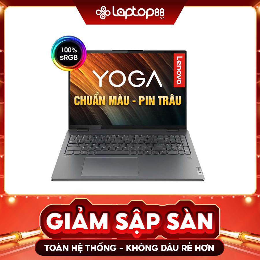 [New 100%] Laptop Lenovo Yoga 7 16IAP7-82QG0001US - Intel Core i5 - 1240P | 16 Inch 2K 100% sRGB 400nits
