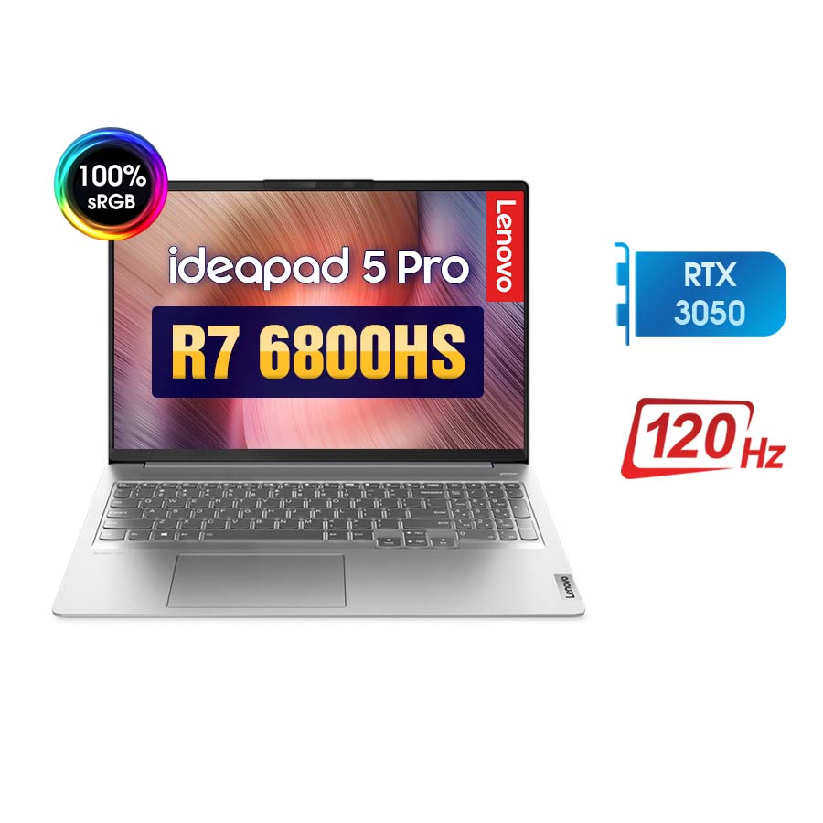 [New 100%] Laptop Lenovo Ideapad 5 Pro 16ARH7 82SN00B0VN - Ryzen 7 6800HS | 16GB | 512GB | RTX 3050 | 16 inch 2.5K