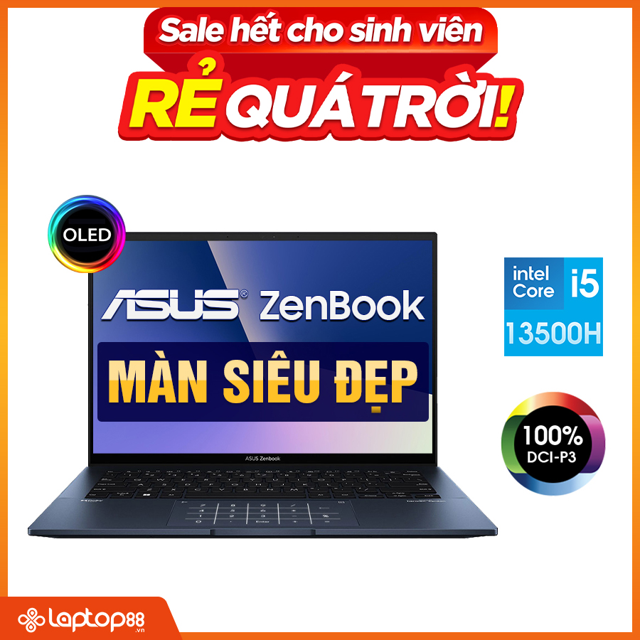 [New Outlet] Laptop Asus Zenbook 14X Q410VA - Intel Core i5 13500H | 14.5 inch 2.8K OLED 120Hz