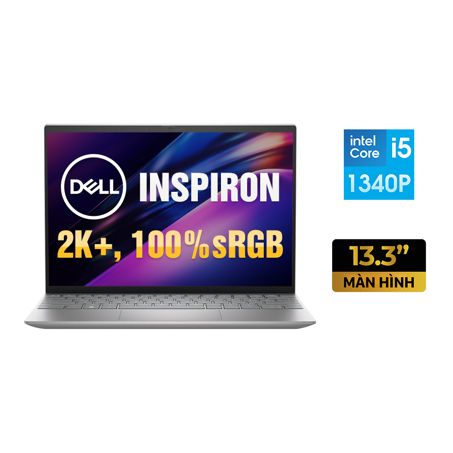 [New 100%] Laptop Dell Inspiron 13 5330 R1608S | Intel Core  i5 - 1340P | 16GB | 13.3 inch 2K+ 100% sRGB