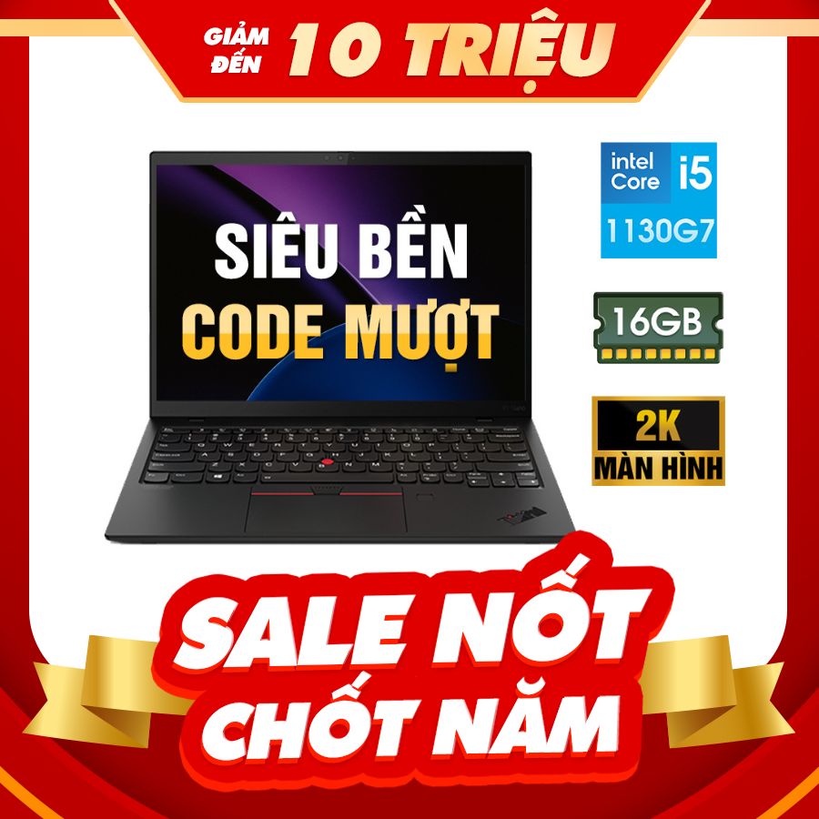 [New 100%] Lenovo ThinkPad X1 Nano Gen 1 20UNS0EQ00 - Intel Core I5 1130G7 | 16GB | 512GB | 13 Inch 2K