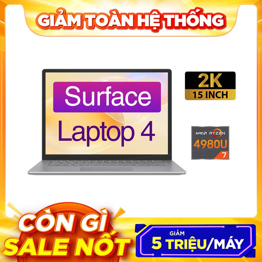 [New Outlet] Microsoft Surface Laptop 4 1953 | AMD R7-4980U | 15 inch 2K 