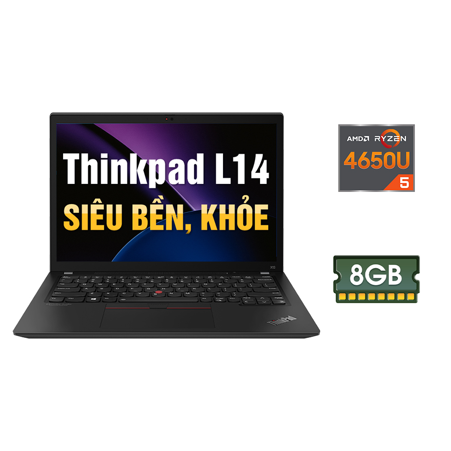 [New 100%] Laptop Lenovo Thinkpad L14 Gen 1 20U5004RUS - AMD Ryzen 5 4650U | 14 inch Full HD