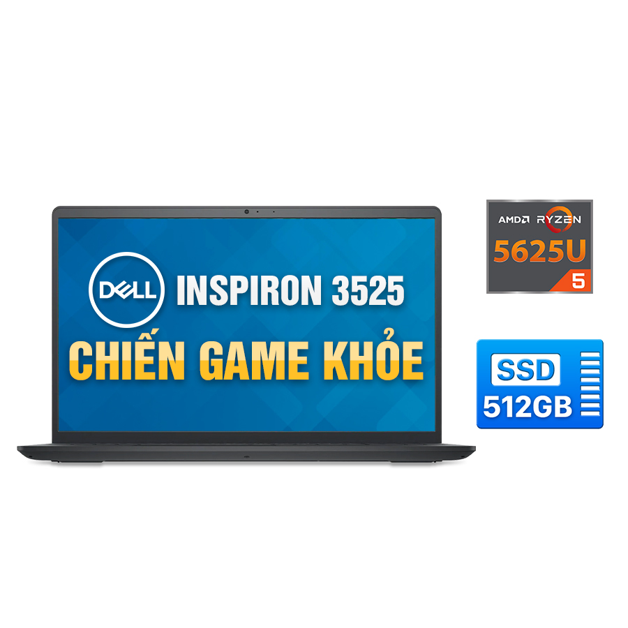 Laptop Cũ Dell Inspiron 15 3525 - AMD R5-5500U | 15.6 Inch Full HD