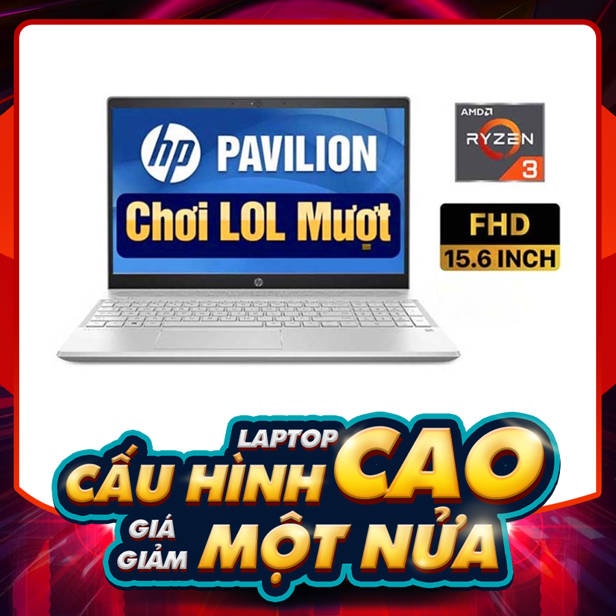 Laptop Cũ HP Pavilion 15-CW | AMD R3-3300U | 15.6 inch Full HD