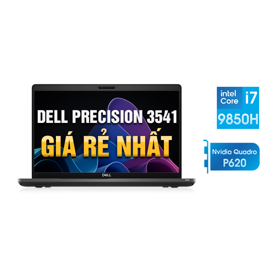 Laptop Cũ Dell Precision 3541 - Intel Core i7-9850H | QUADRO P620 | 15.6 inch Full HD