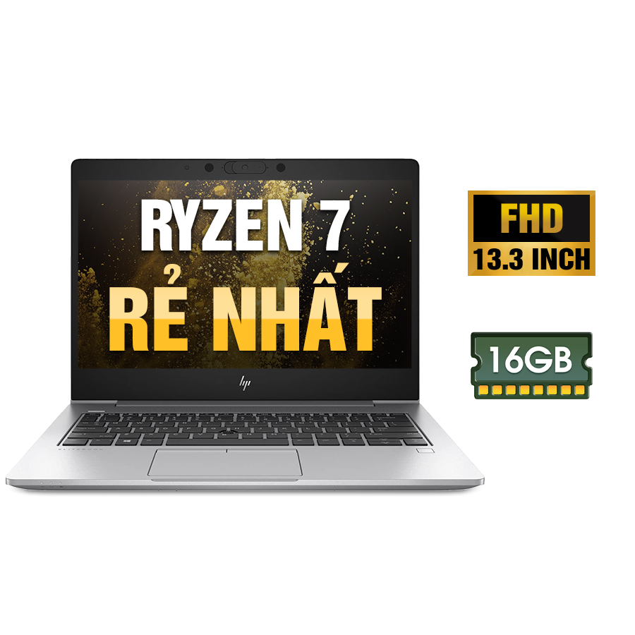 Laptop Cũ HP Elitebook 735 G6 | AMD Ryzen 7 - 3700U | 16GB | 13.3 inch Full HD