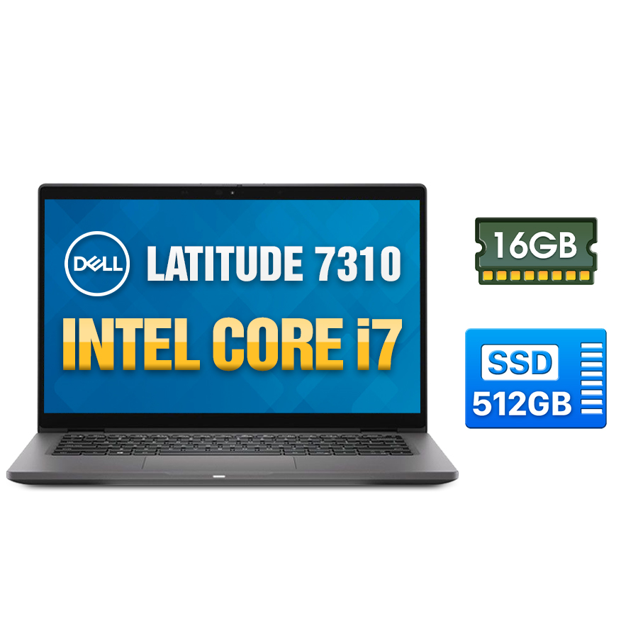 Laptop Cũ Dell Latitude 7310 - Intel Core i7-10610U | RAM 16GB | SSD 512GB NVMe | 13.3 Inch Full HD