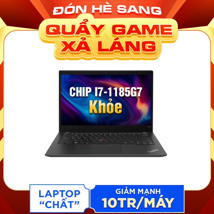 Laptop Cũ Lenovo Thinkpad T14s Gen 2 - Intel Core i7-1185G7 | 16GB DDR4 | 14 inch Full HD