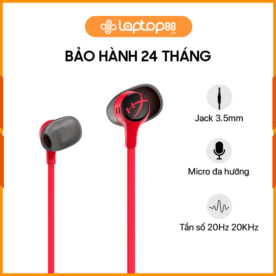 [New 100%] Tai nghe HP HyperX Cloud Earbuds II - (Red) 705L8AA | (Black) 70N24AA