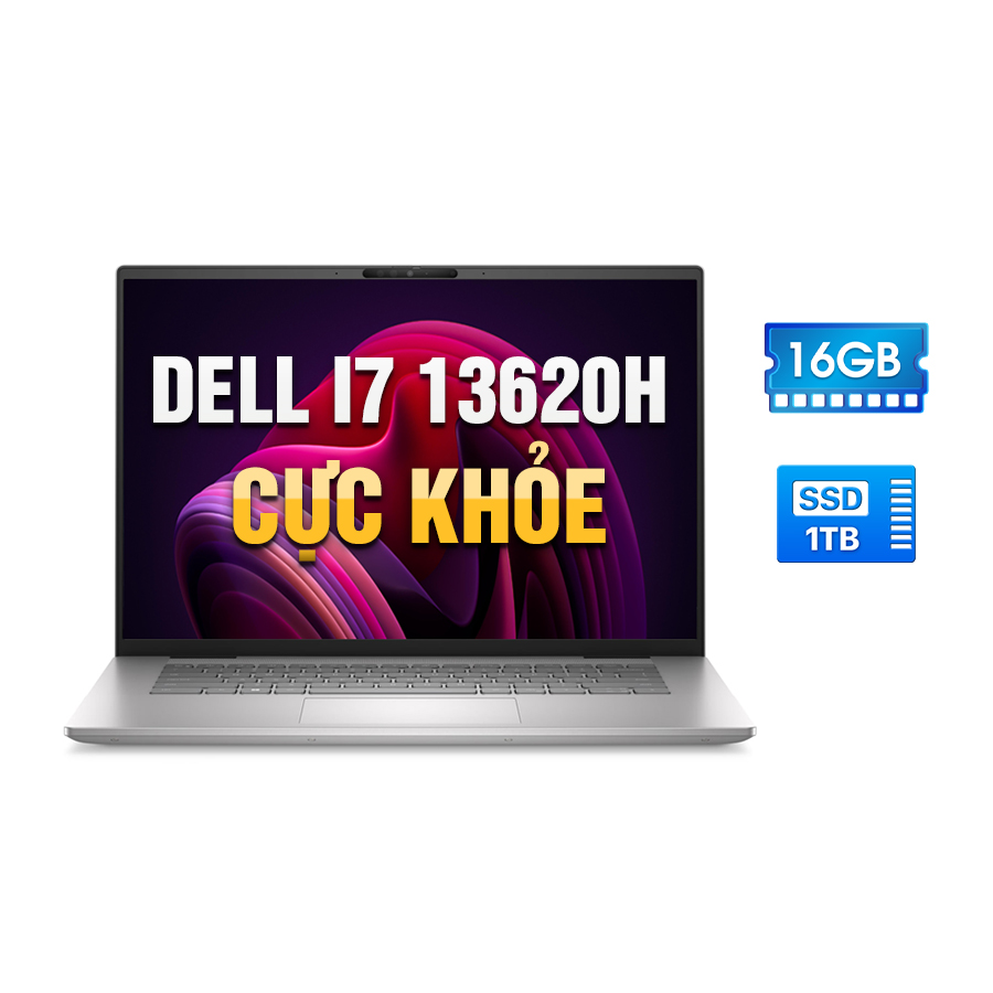 Laptop Cũ Dell Inspiron 16 Plus 7630 - R2808S - Intel Core i7-13620H | 16GB | 1TB | 16 Inch 2.5K
