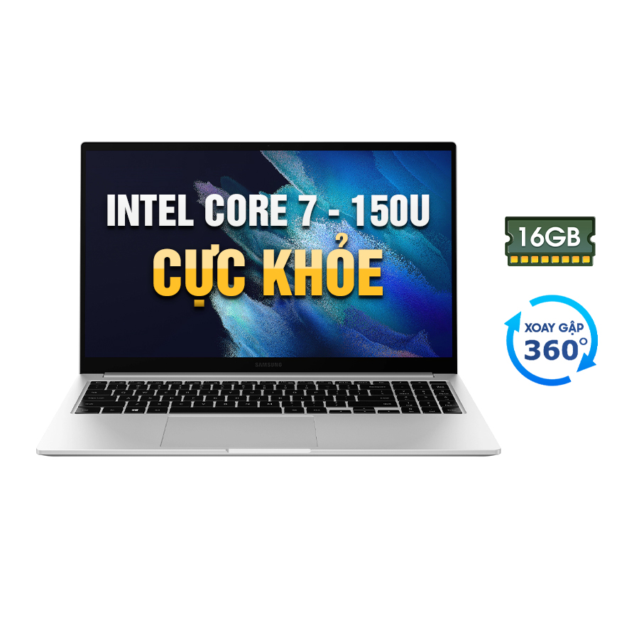 [New 100%] Laptop Samsung Galaxy Book 4 NP750XGK-KS2US  - Intel Core 7- 150U | RAM 16GB | 15.6" inch Full HD