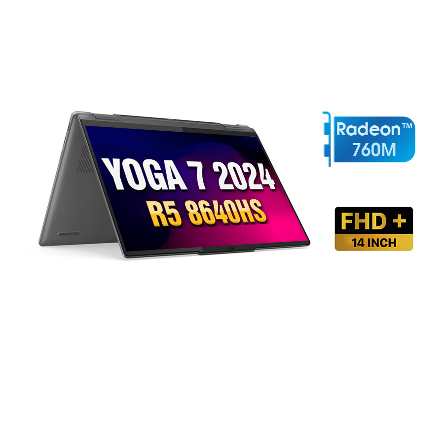[New 100%] Laptop Lenovo Yoga 7 2 in 1 14AHP9-83DK000DUS - R5 8640HS | 14 Inch Full HD+ Touch