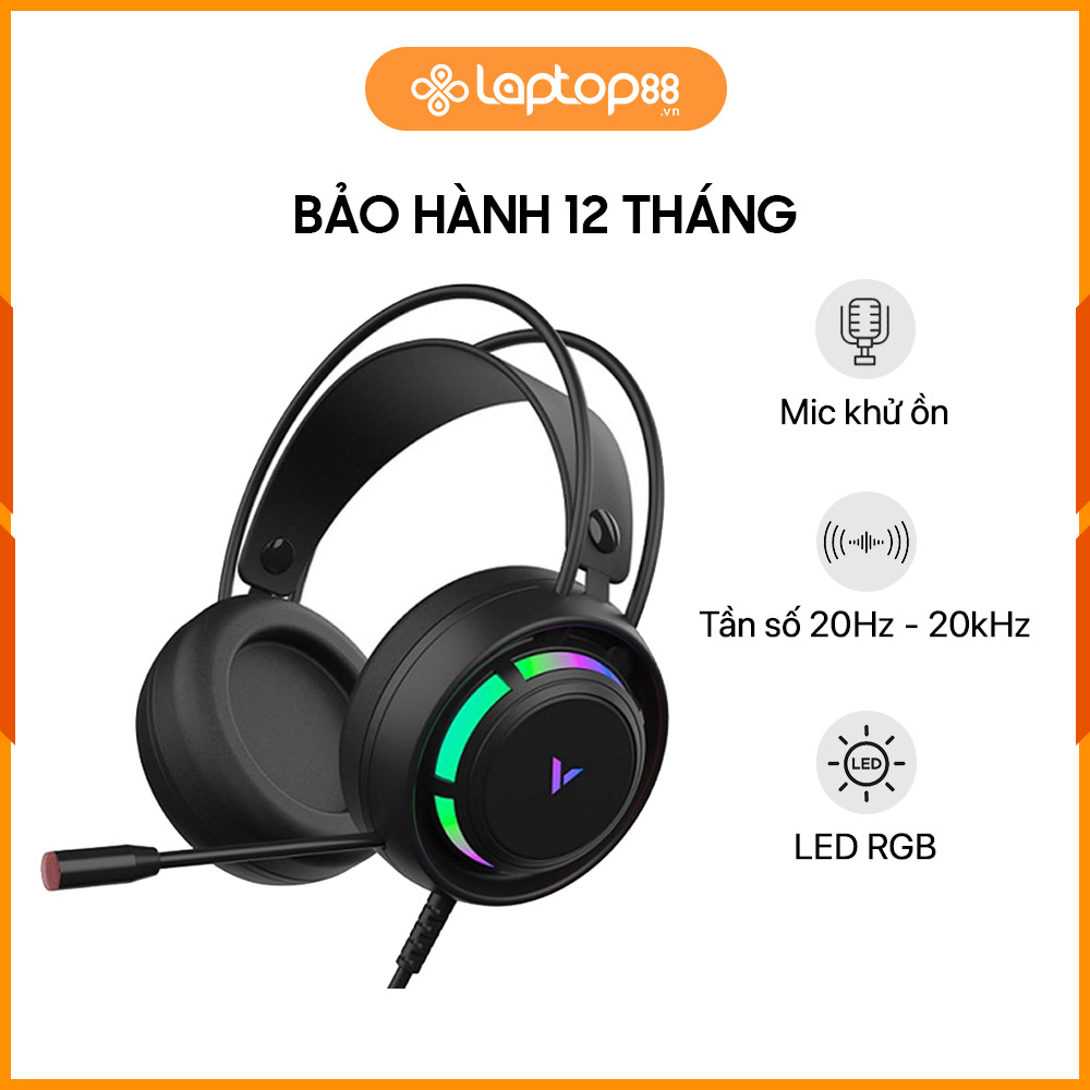 [New 100%] Tai Nghe Gaming Có Dây Rapoo VH360C Black 12964