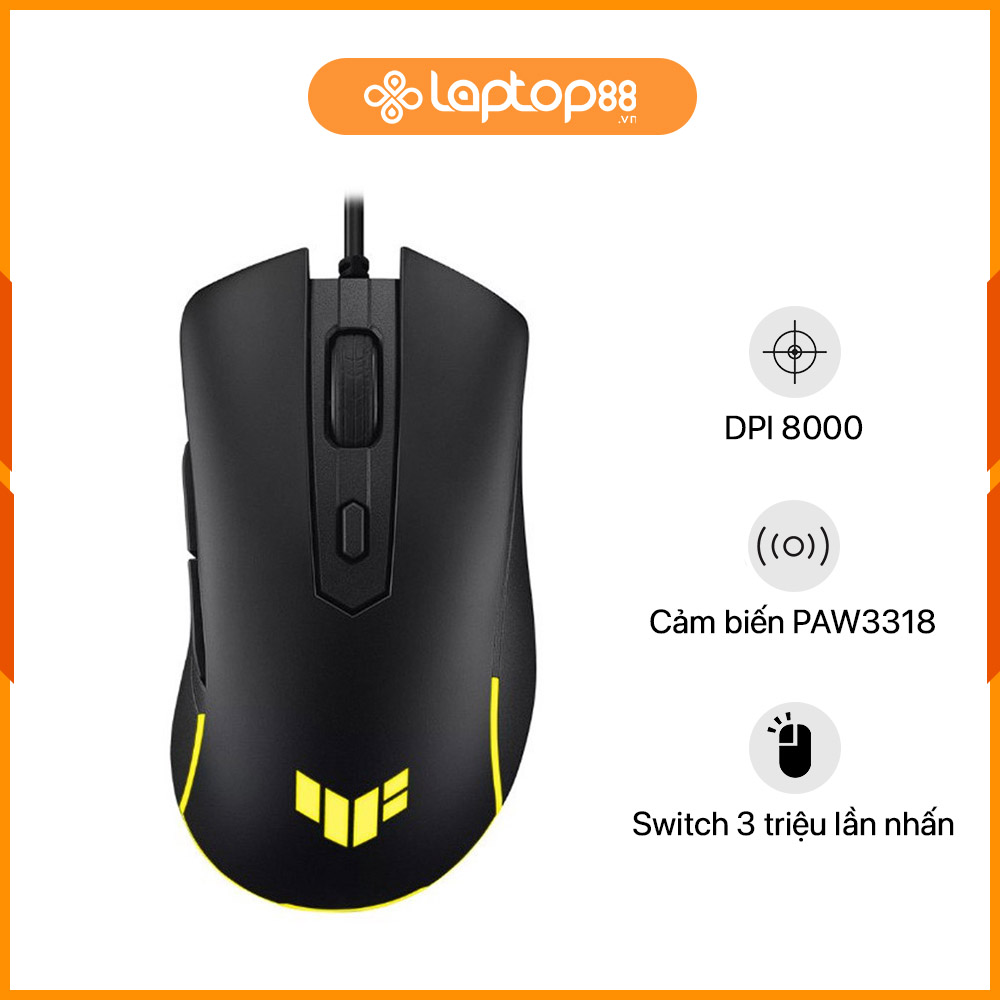 [New 100%] Chuột có dây Asus TUF Gaming M3 Gen II Đen