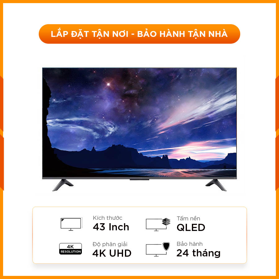 [New 100%] Tivi Xiaomi Google QLED 4K 43 inch A Pro 2025 (L43MA-SSEA)