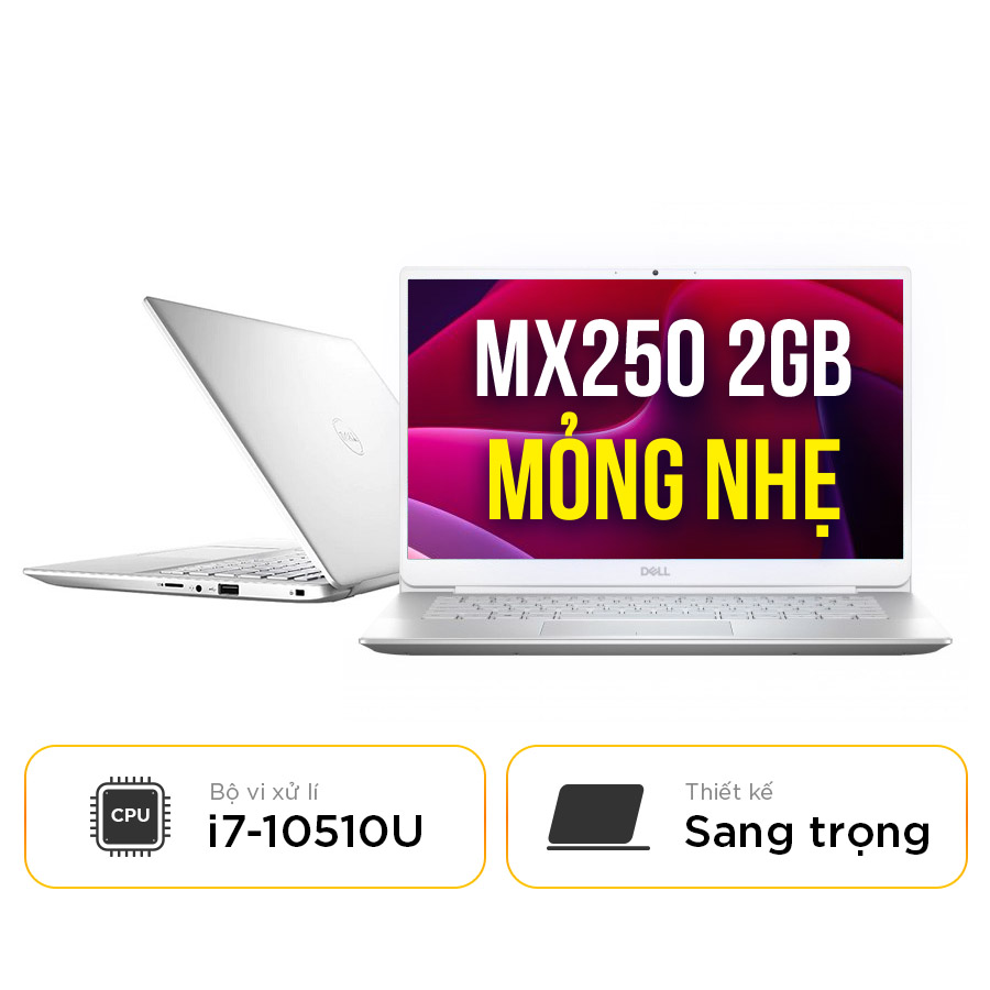 Laptop Cũ Dell Inspiron 5490 - Intel Core i7-10510u | MX250 | 14 inch Full HD