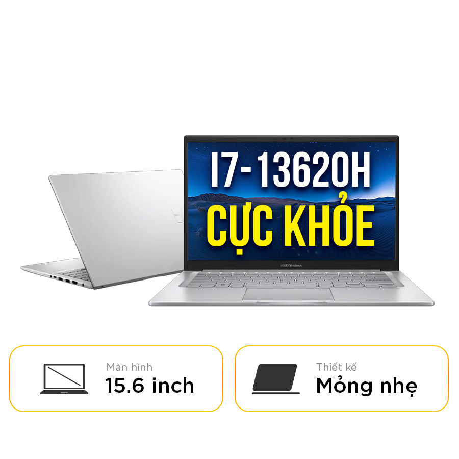 [New 100%] Laptop Asus Vivobook 15 X1502VA-BQ886W - Intel Core i7-13620H