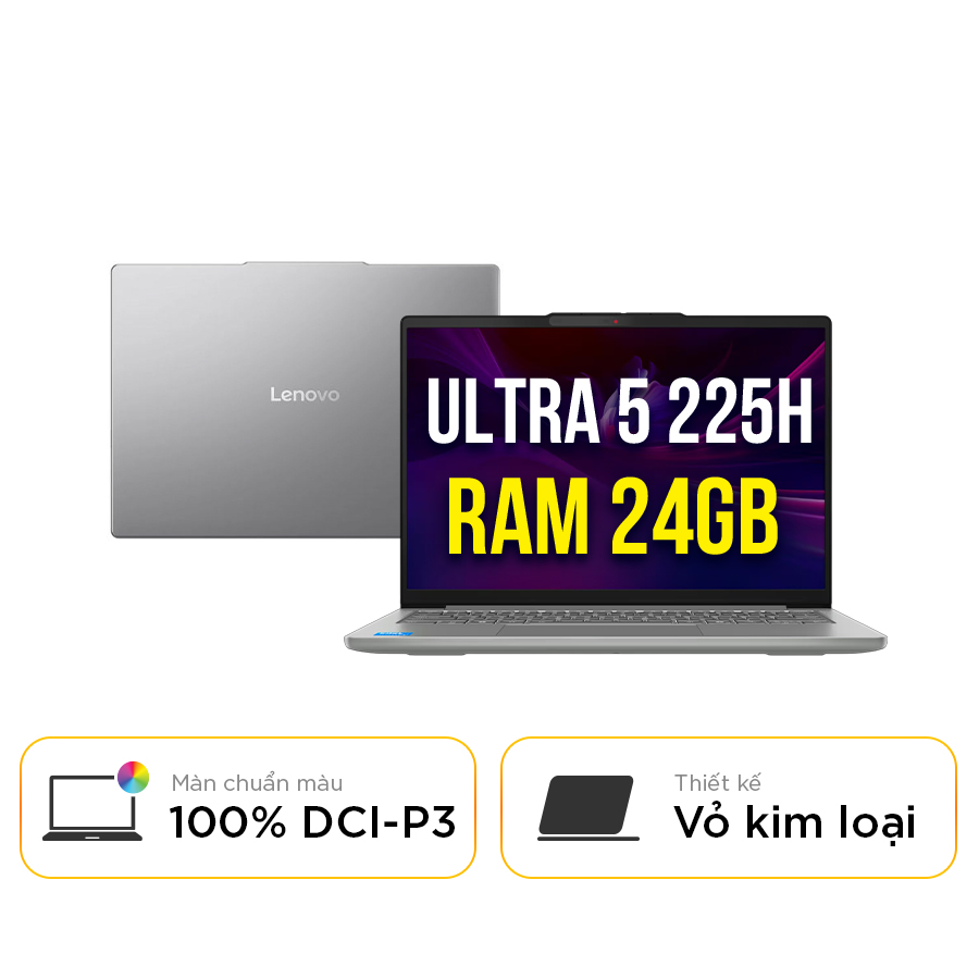 [New 100%] Laptop Lenovo IdeaPad Slim 5 14IAH10 83NC0016VN - Ultra 5 225H | 24GB | 1TB | 14 Inch OLED