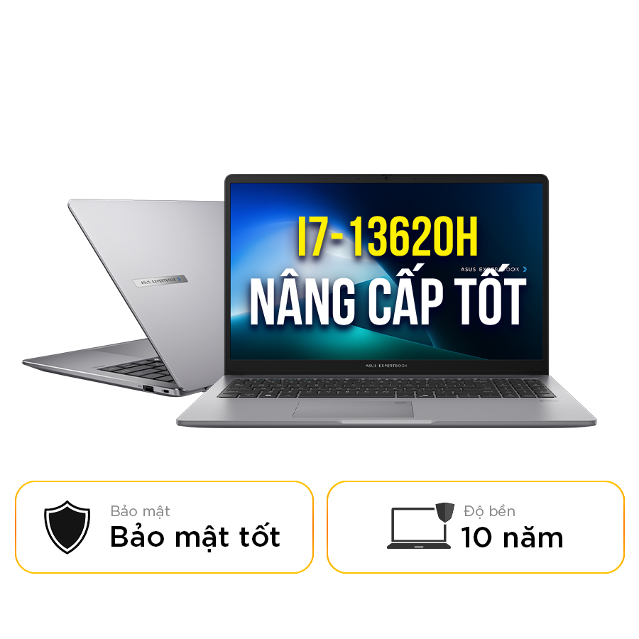 [New 100%] Laptop Asus ExpertBook P1 P1503CVA-i716-63WS - Intel Core i7-13620H | 15.6 inch Full HD
