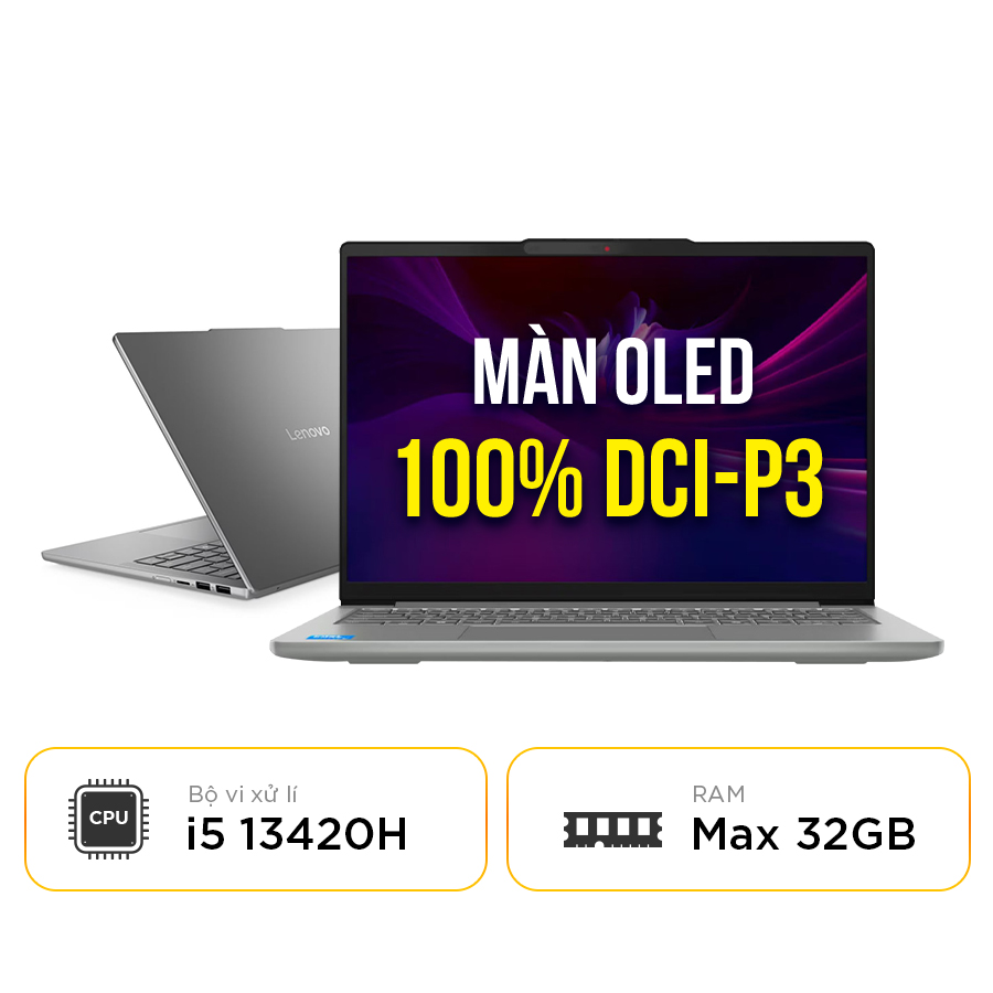 [New 100%] Laptop Lenovo IdeaPad Slim 5 14IRH10-83HR0000VN - Intel Core i5 13420H | 14 Inch Full HD+ OLED